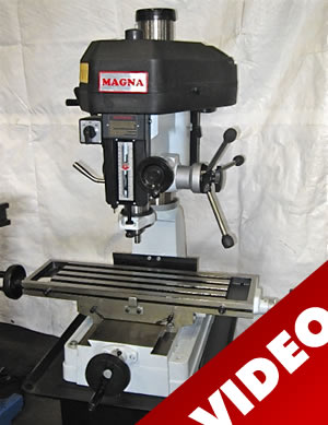 X=16" - Y=7" - Z=12" MAGNA ... VERTICAL DRILL / MILL (12 Speed)